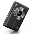 Retro Digital Camera with 1080p Video and Automatic Settings, Compact Design