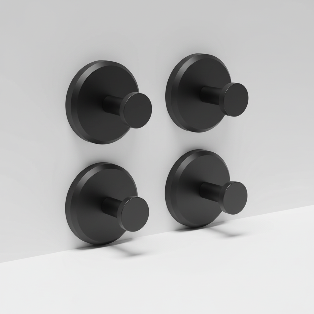 Wall-mounted bathroom hook set - Mountique