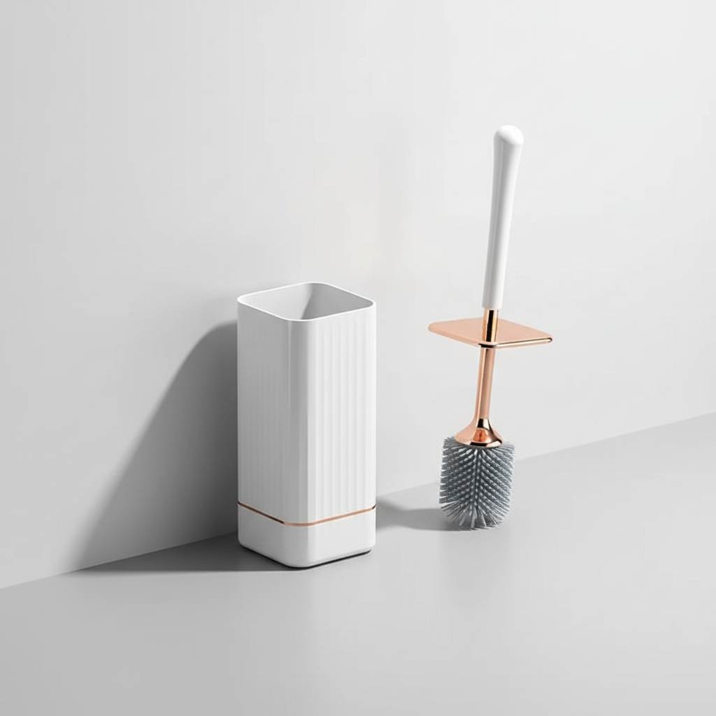 Wall-mounted toilet brush plastic - HygiaMount