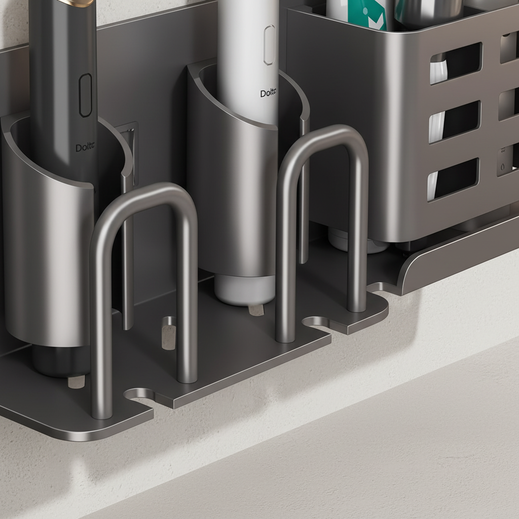 Wall-mounted Aluminium Holder - AquaDock