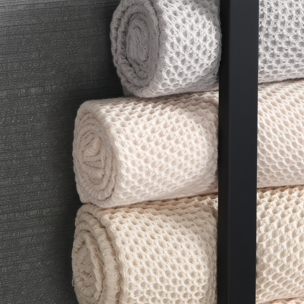 Wall-mounted towel holder made of stainless steel - Rollify