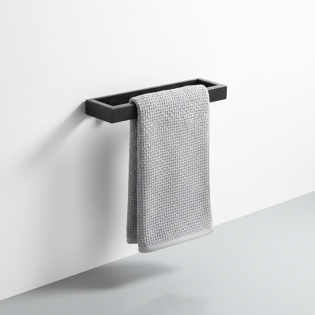 Wall-mounted towel holder made of stainless steel - Rollify