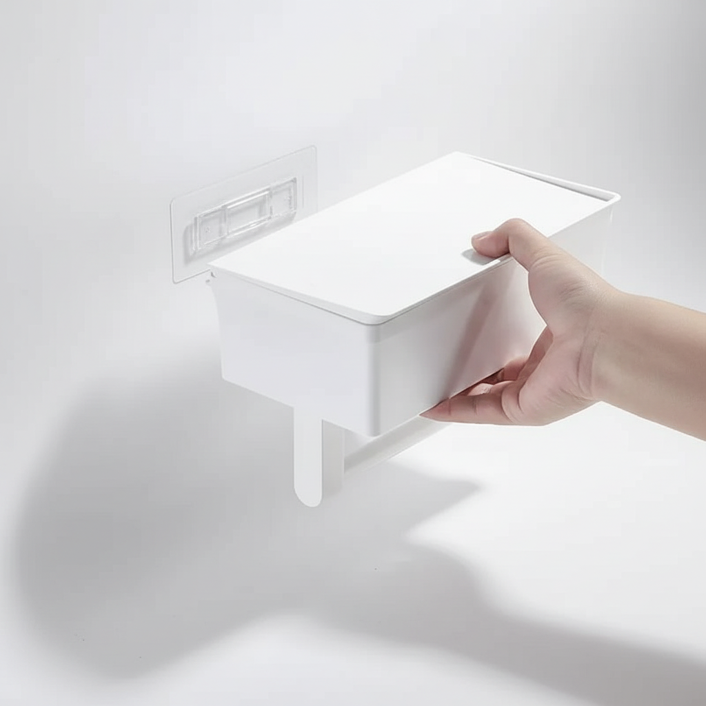 Wall-mounted toilet paper holder - LavoMate