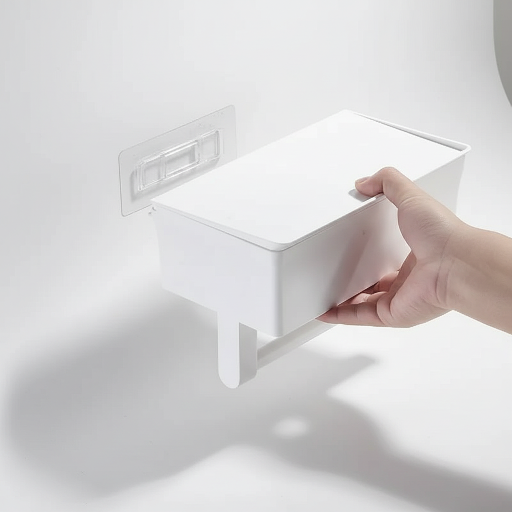 Wall-mounted toilet paper holder - LavoMate