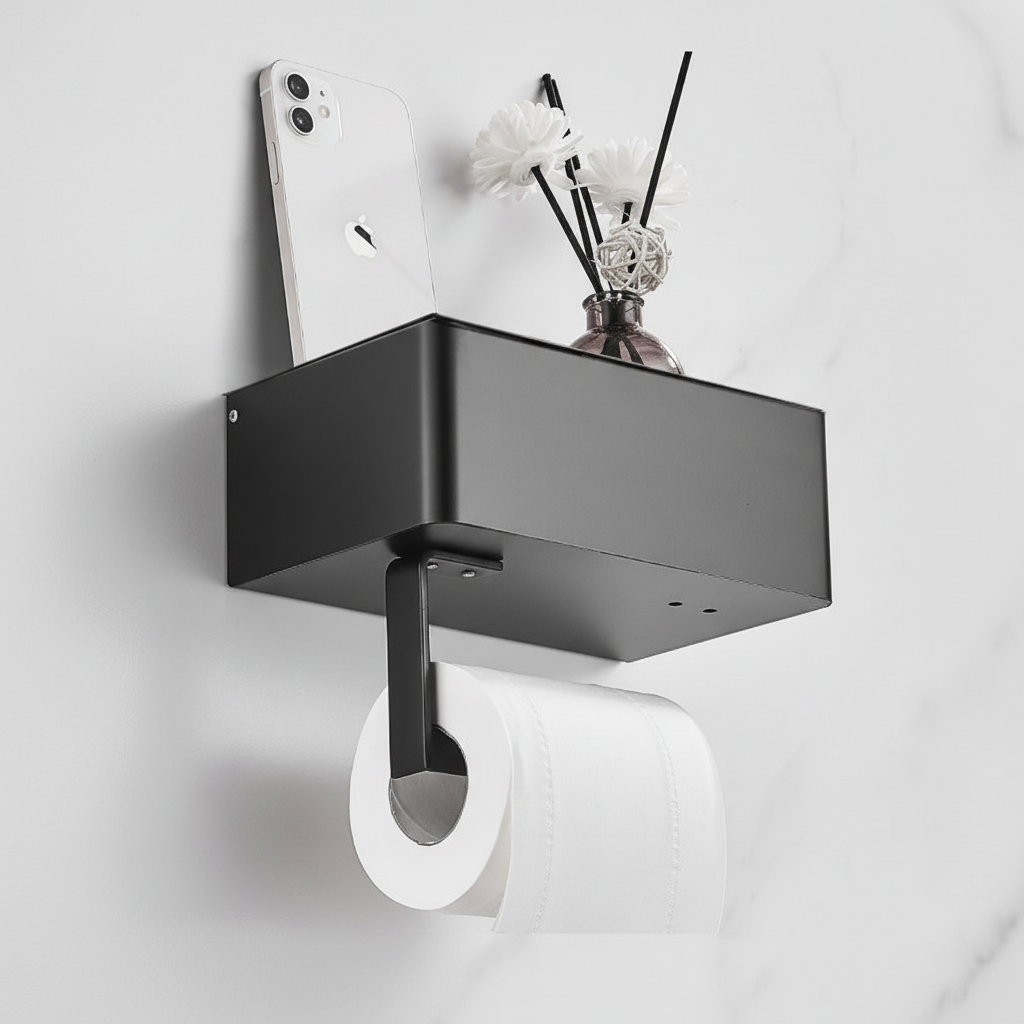Wall-mounted toilet paper holder - LavoMate