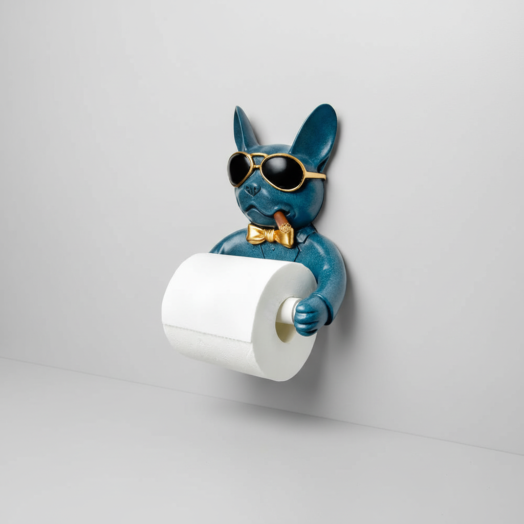 Wall-mounted toilet paper holder resin - PawMate