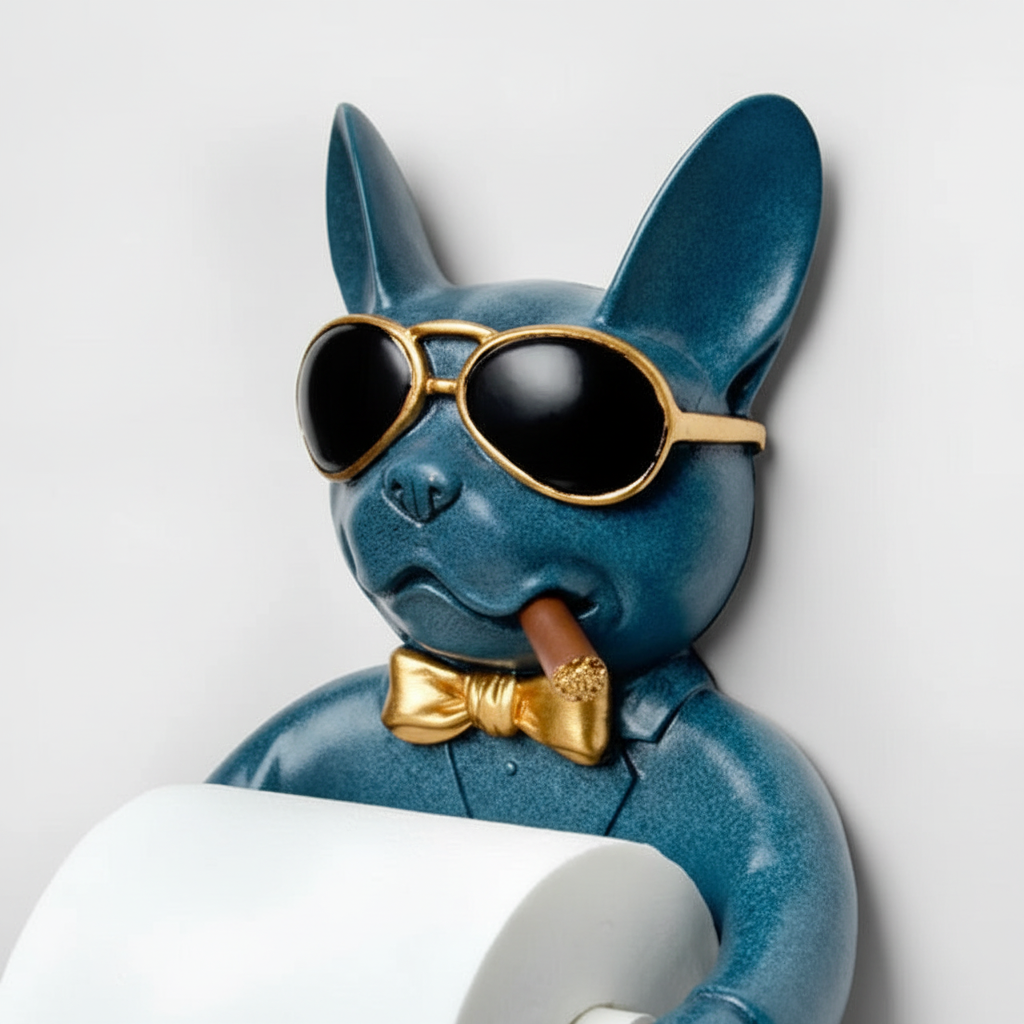 Wall-mounted toilet paper holder resin - PawMate