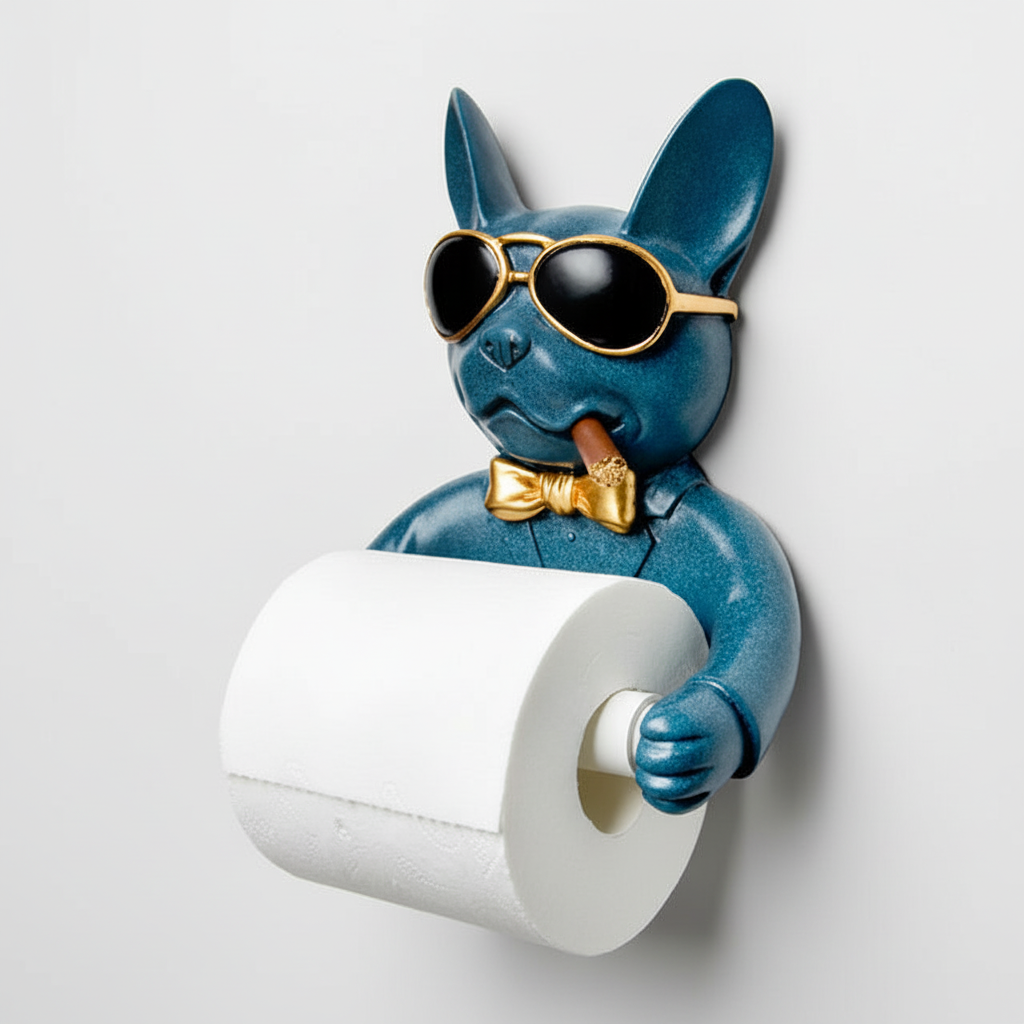 Wall-mounted toilet paper holder resin - PawMate