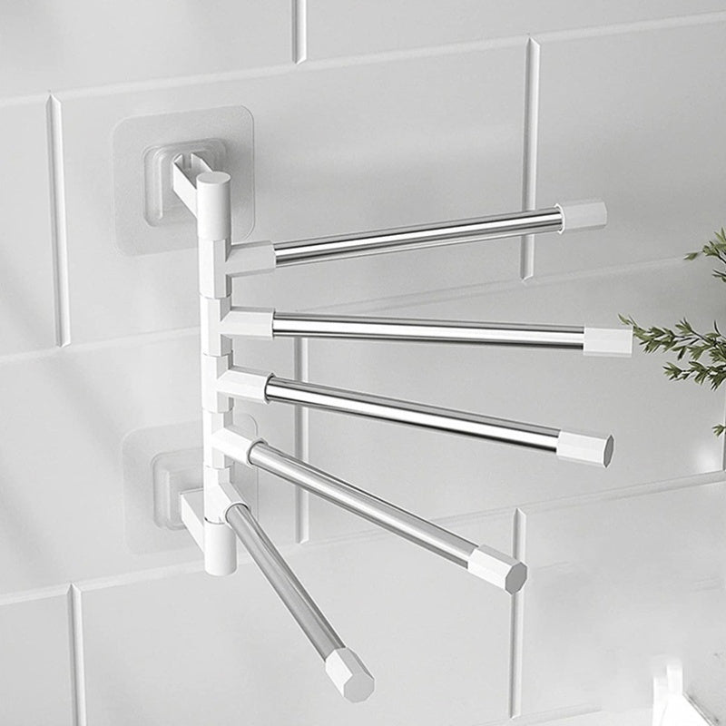 Wall-mounted swivel towel holder - BathArmoro