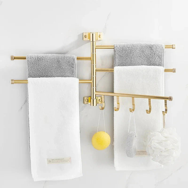 Wall-Mounted Triple Arm Design - TowelLattice