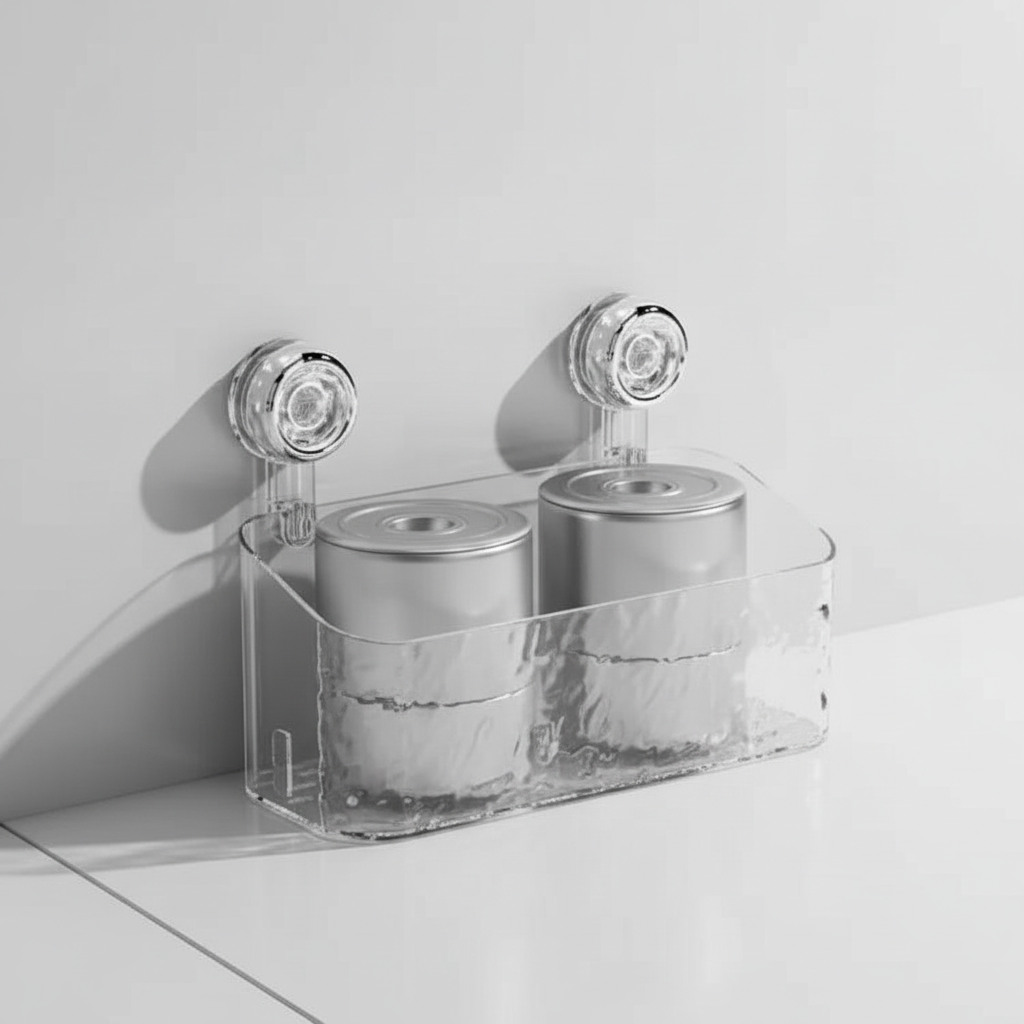 Wall Shelf with Suction Cup Mounting - Wallmira
