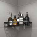 Waterproof wooden surface wall shelf - BathNook