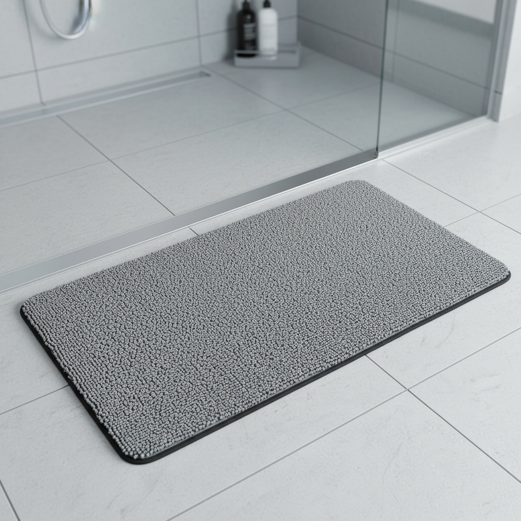 Soft Loofah Bath Mat - GripLoom