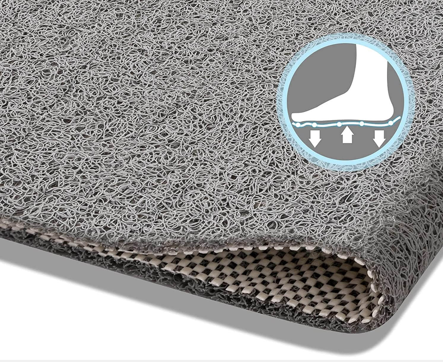 Soft Loofah Bath Mat - GripLoom
