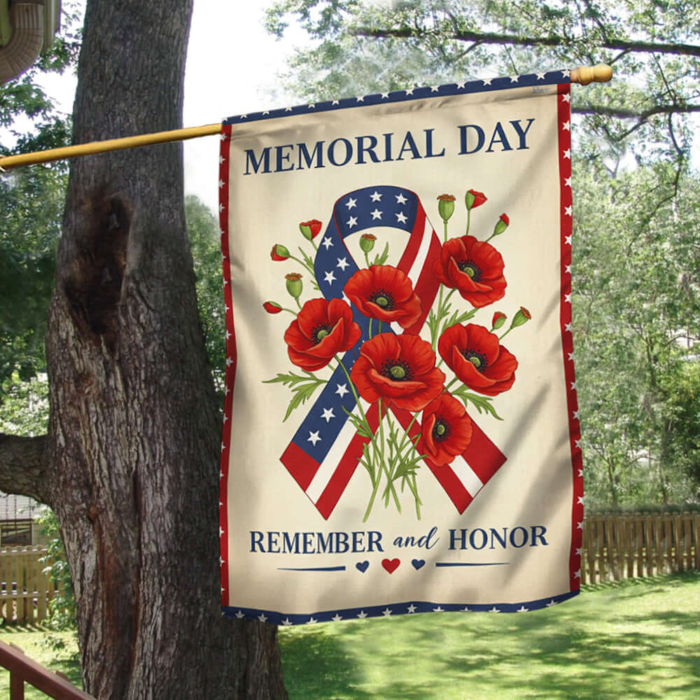 Memorial Day Remember And Honor Flag
