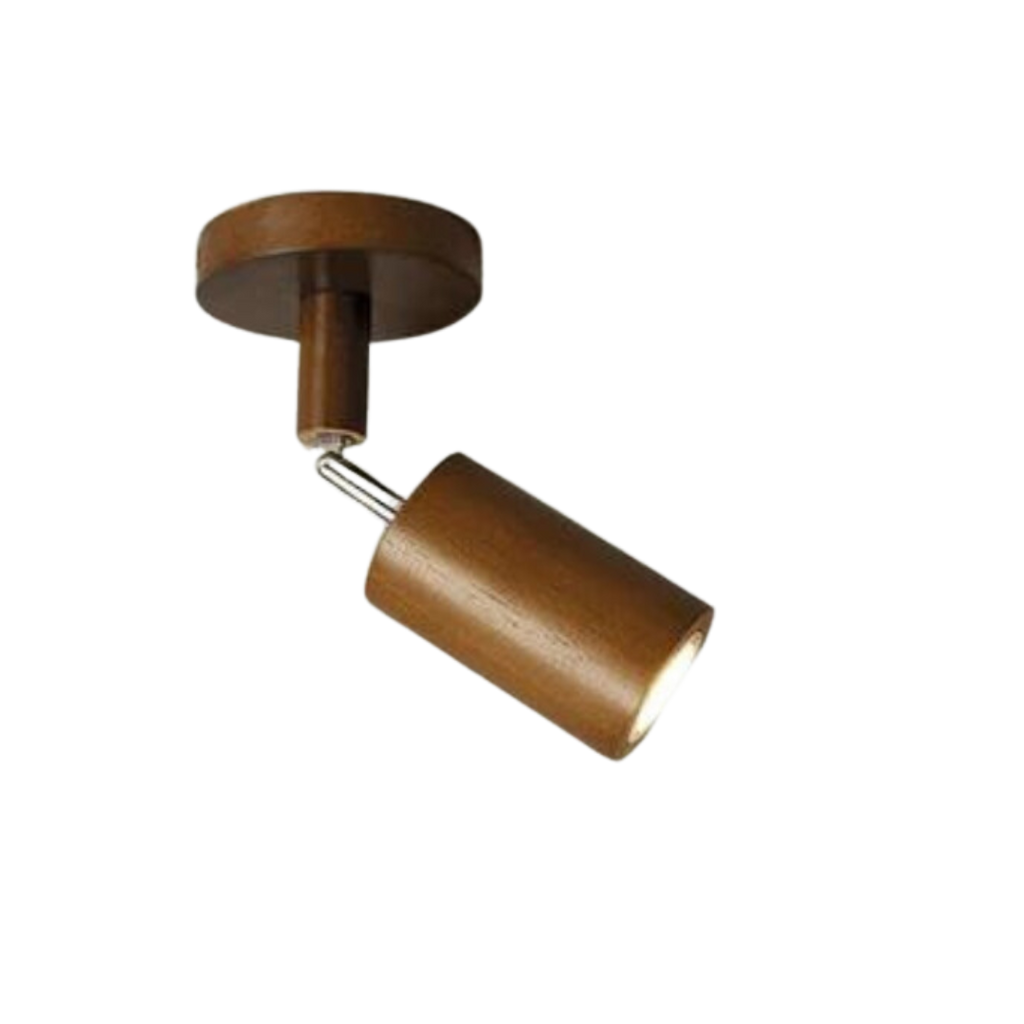 Adjustable Wooden Ceiling Spotlight - EcoLux