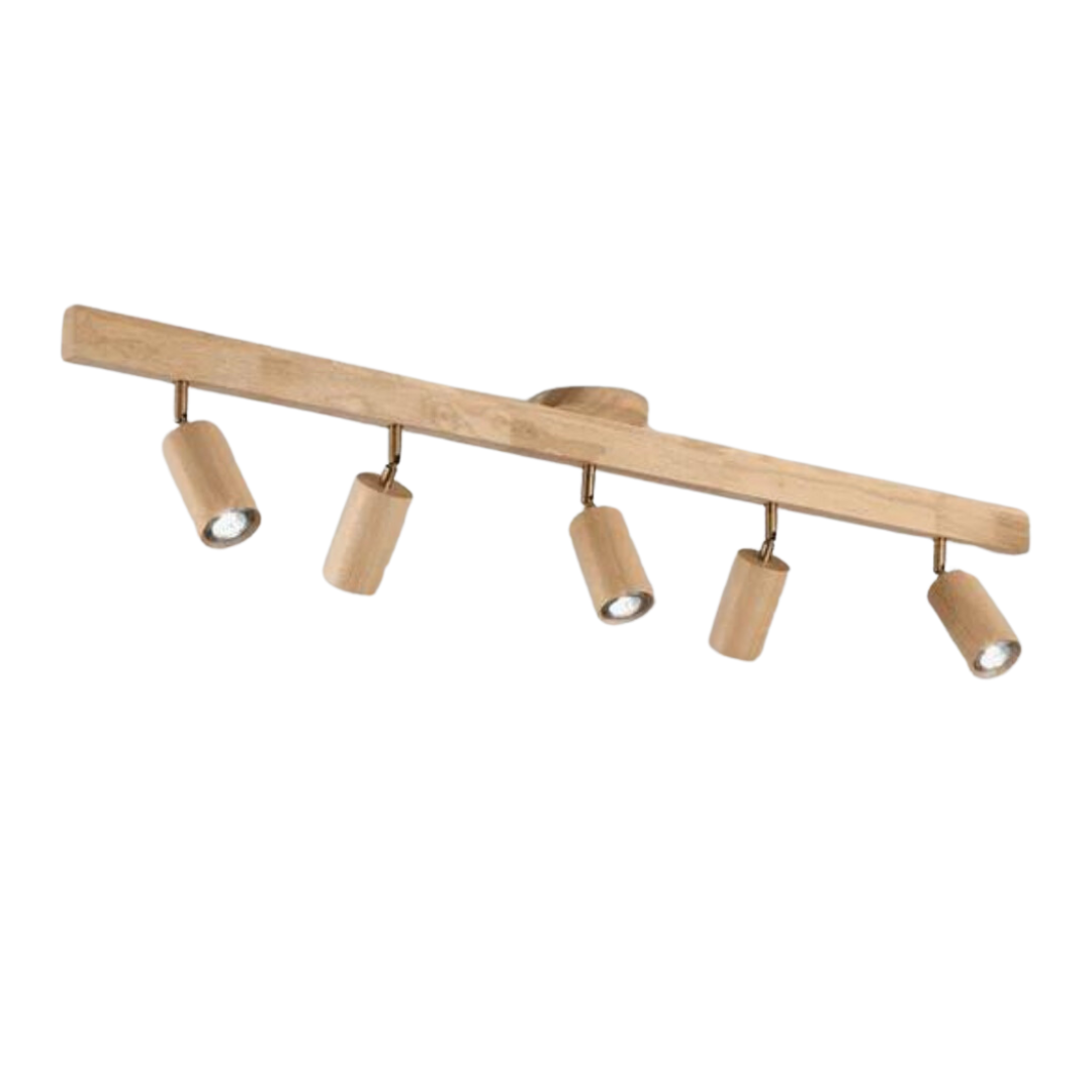 Adjustable Wooden Ceiling Spotlight - EcoLux