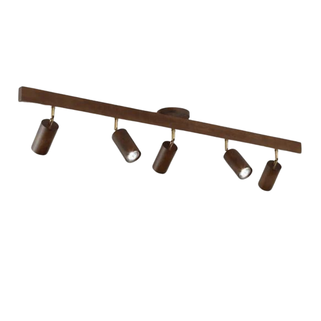 Adjustable Wooden Ceiling Spotlight - EcoLux
