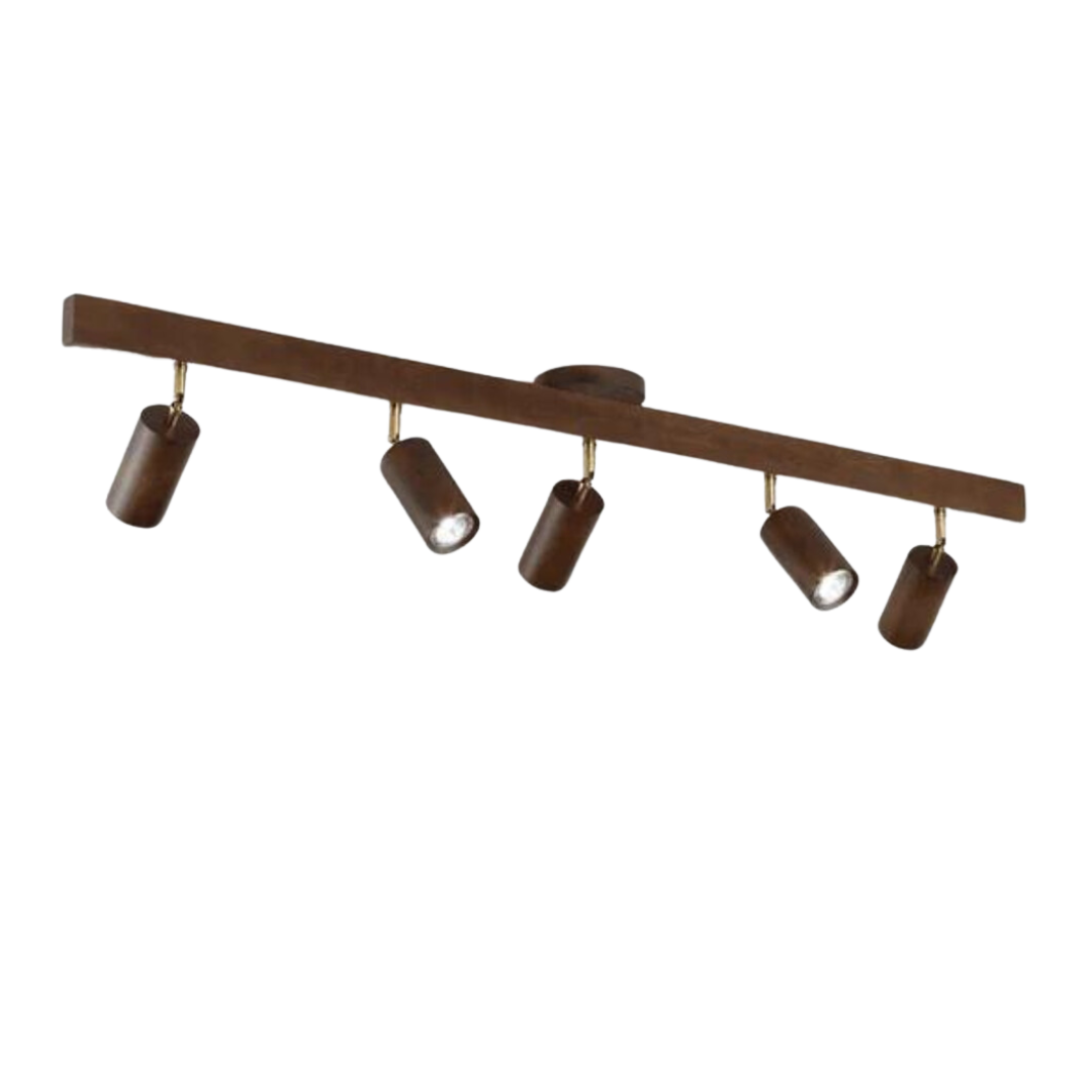 Adjustable Wooden Ceiling Spotlight - EcoLux