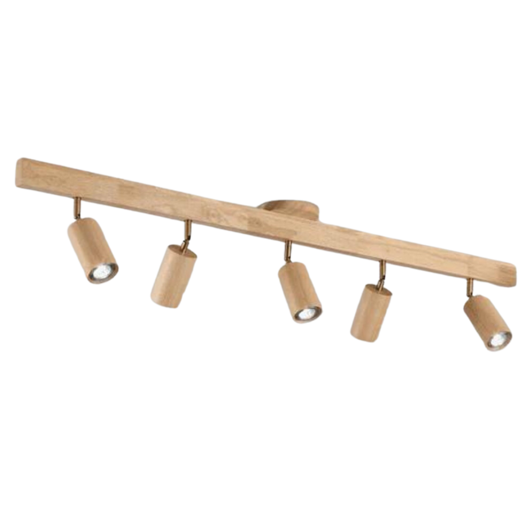 Adjustable Wooden Ceiling Spotlight - EcoLux