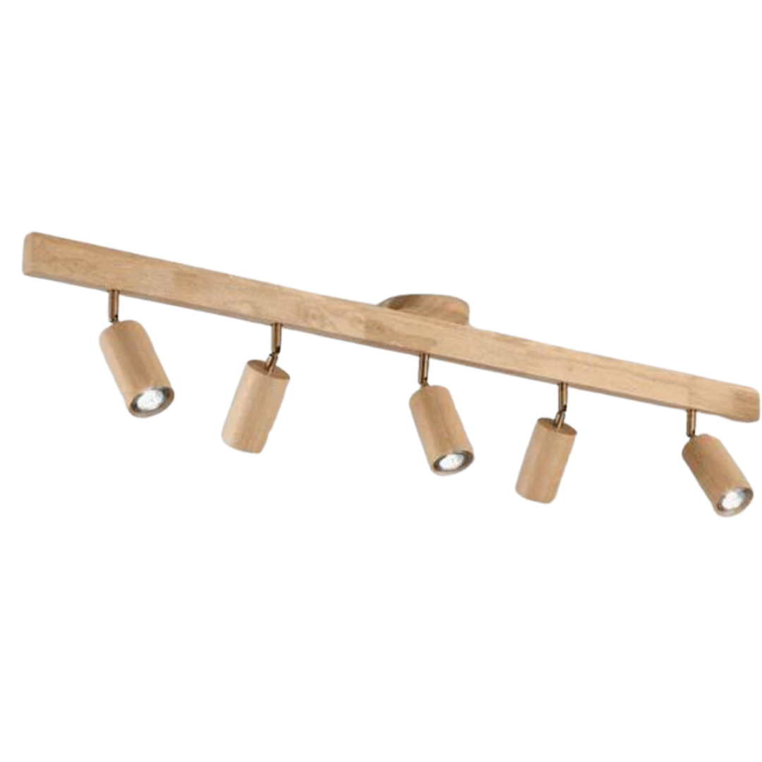 Adjustable Wooden Ceiling Spotlight - EcoLux