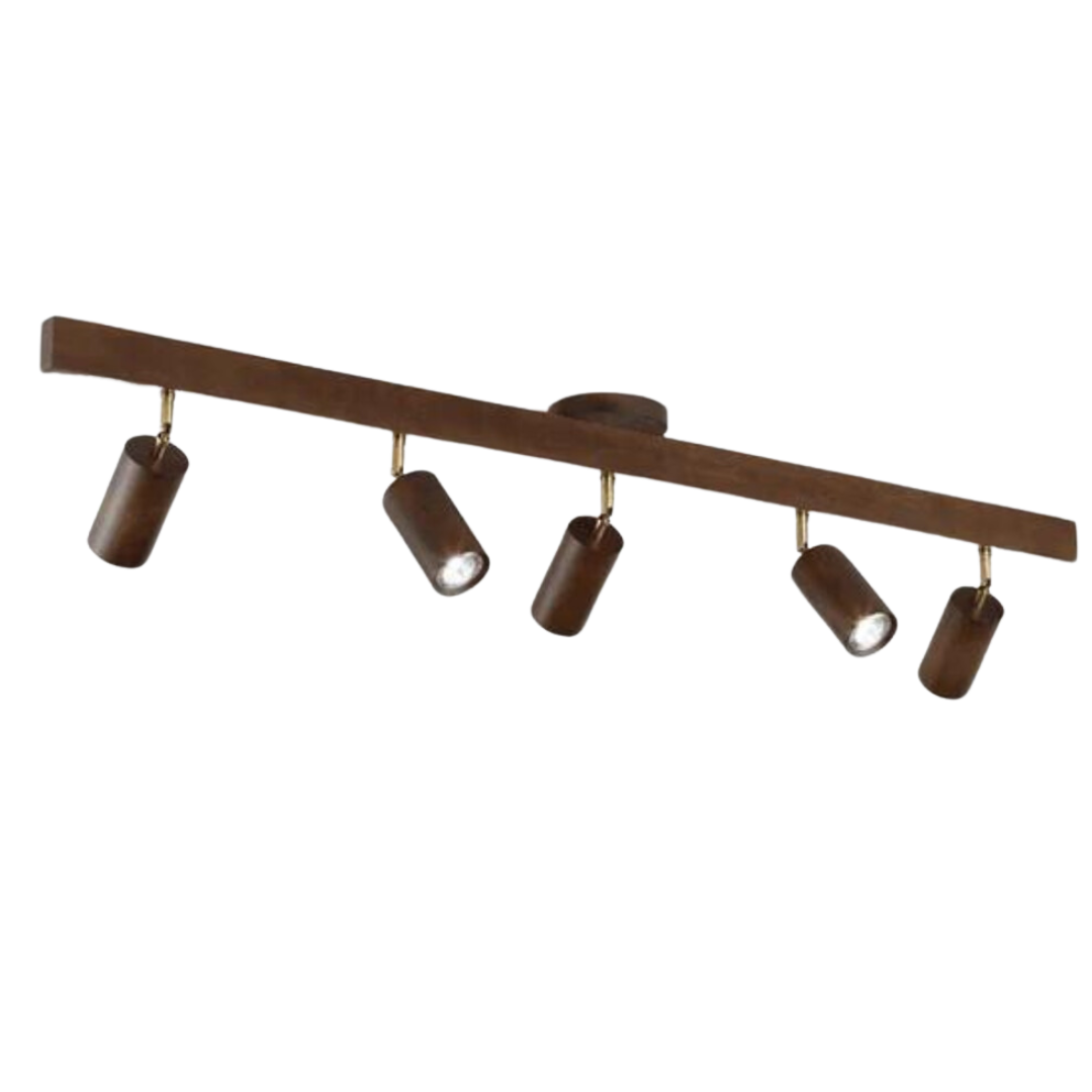 Adjustable Wooden Ceiling Spotlight - EcoLux