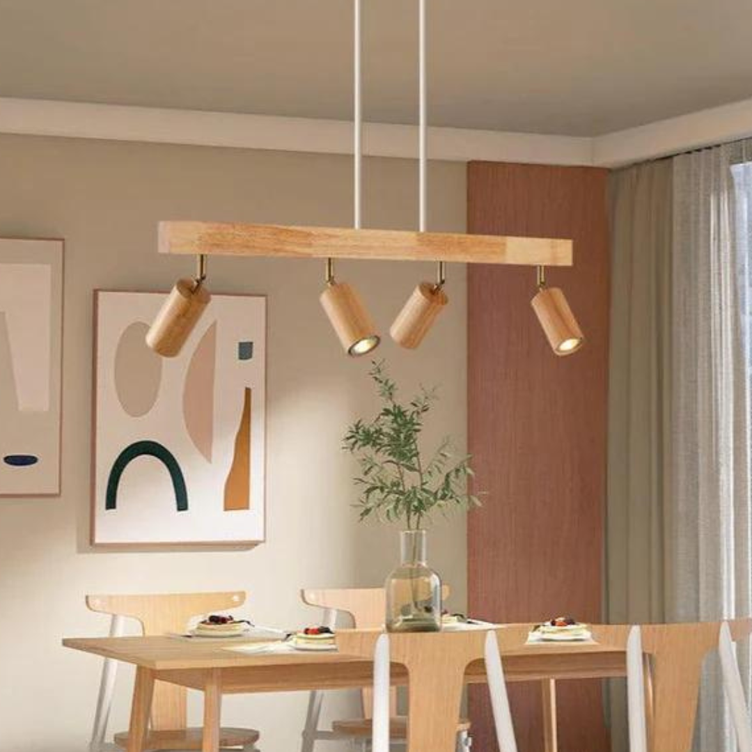 Adjustable Wooden Ceiling Spotlight - EcoLux