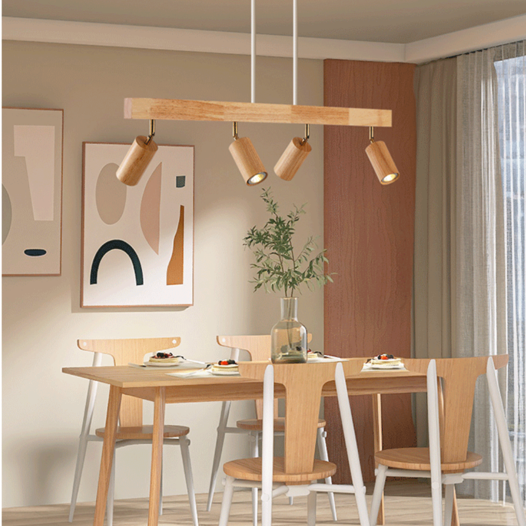 Adjustable Wooden Ceiling Spotlight - EcoLux
