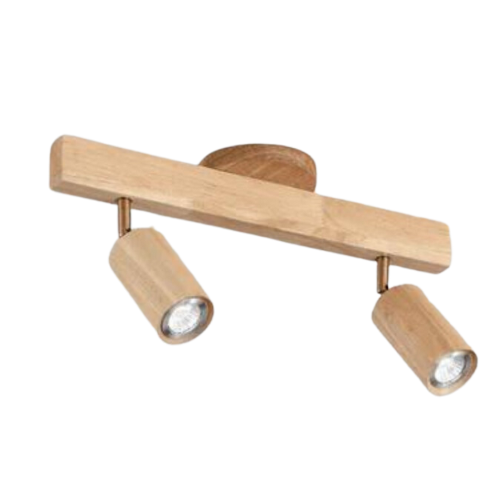 Adjustable Wooden Ceiling Spotlight - EcoLux