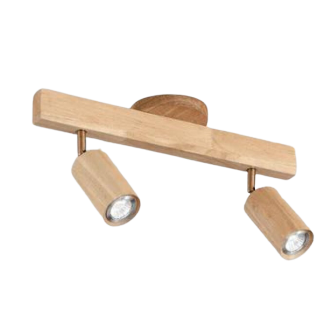 Adjustable Wooden Ceiling Spotlight - EcoLux