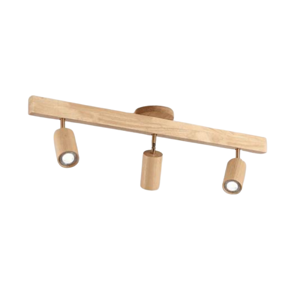 Adjustable Wooden Ceiling Spotlight - EcoLux