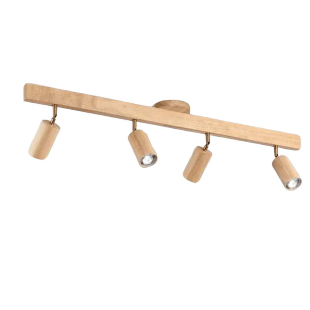 Adjustable Wooden Ceiling Spotlight - EcoLux