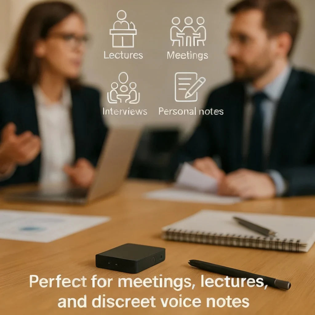 BowLift | Miniature Voice Recorder – Small, Discreet, and Powerful Audio Capture | Perfect for Stealth Recording and Voice Activation