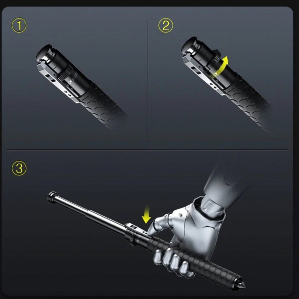 Automatic Self Defense Walking Stick for Safety