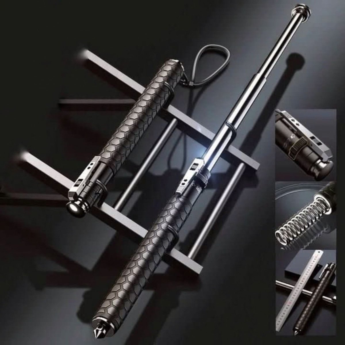 Automatic Self Defense Walking Stick for Safety