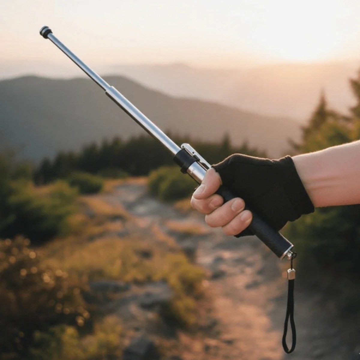 Automatic Self Defense Walking Stick for Safety