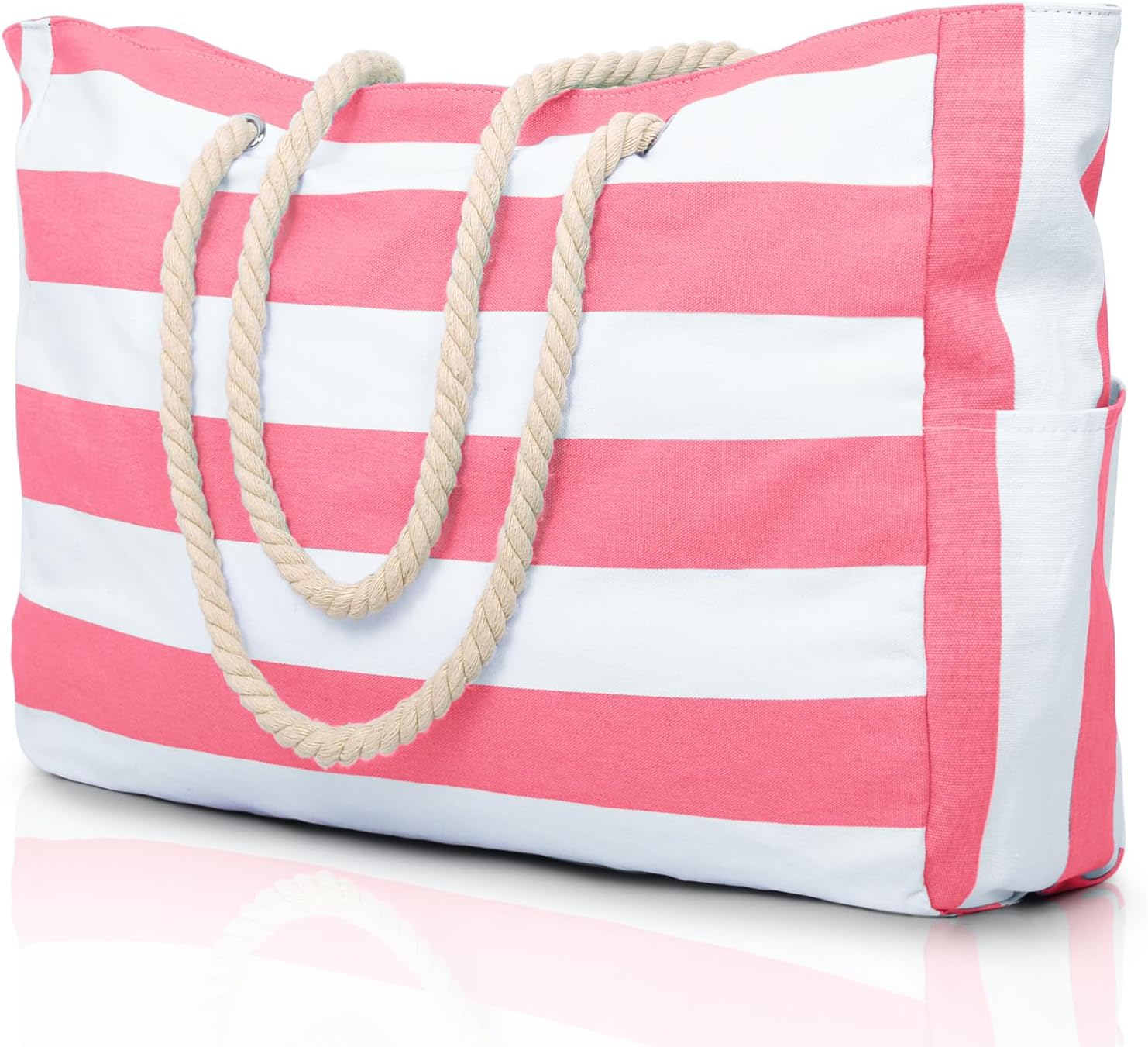 Waterproof Large Tote with Zipped Storage for Work & Play