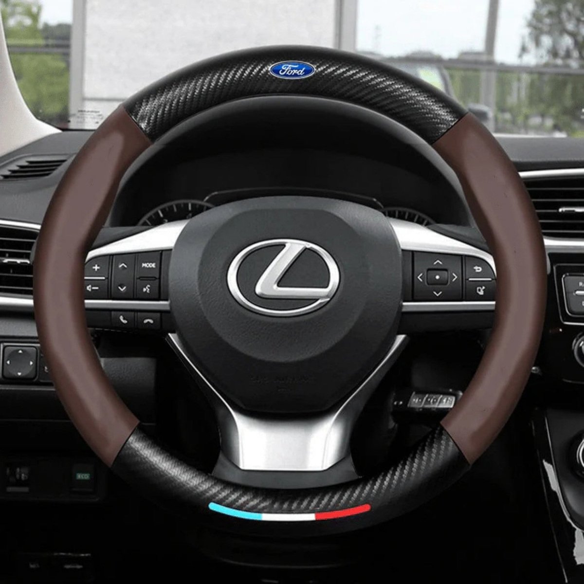 Breathable Anti-Slip Steering Wheel Cover for Comfort