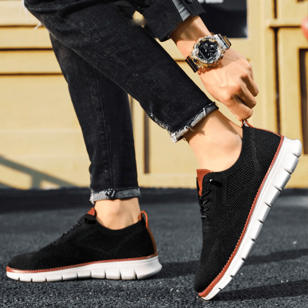 Breathable & Ultra-Comfortable Men's Sneakers in Minimalist Design – Elias