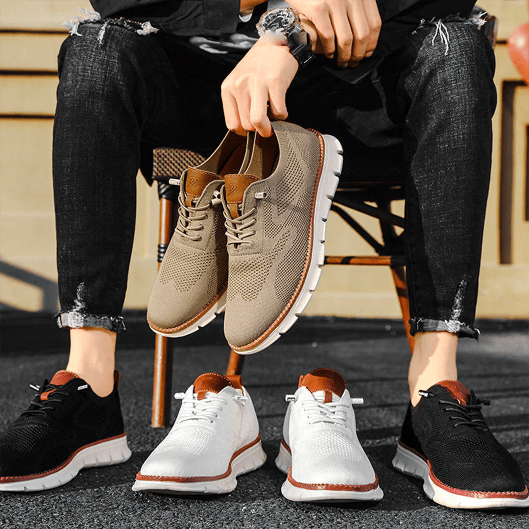 Breathable & Ultra-Comfortable Men's Sneakers in Minimalist Design – Elias