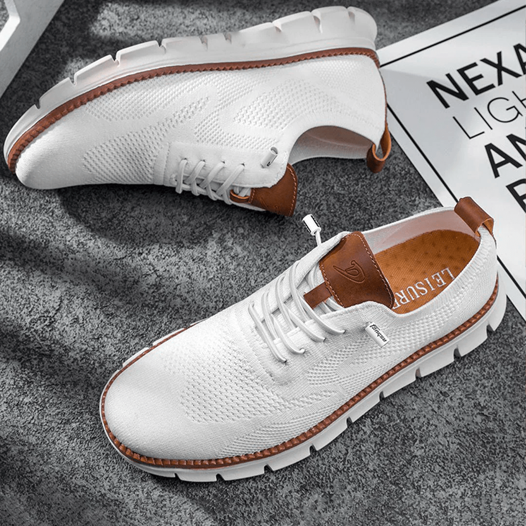 Breathable & Ultra-Comfortable Men's Sneakers in Minimalist Design – Elias