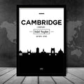 Cambridge City Skyline Cityscape Print | Bowlift