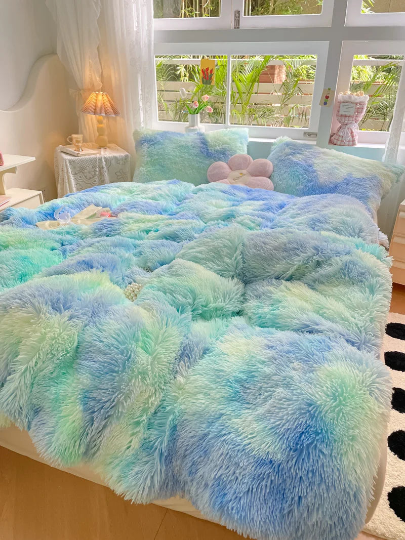 Candy-Coloured Soft Duvet Cover - FluffCandy