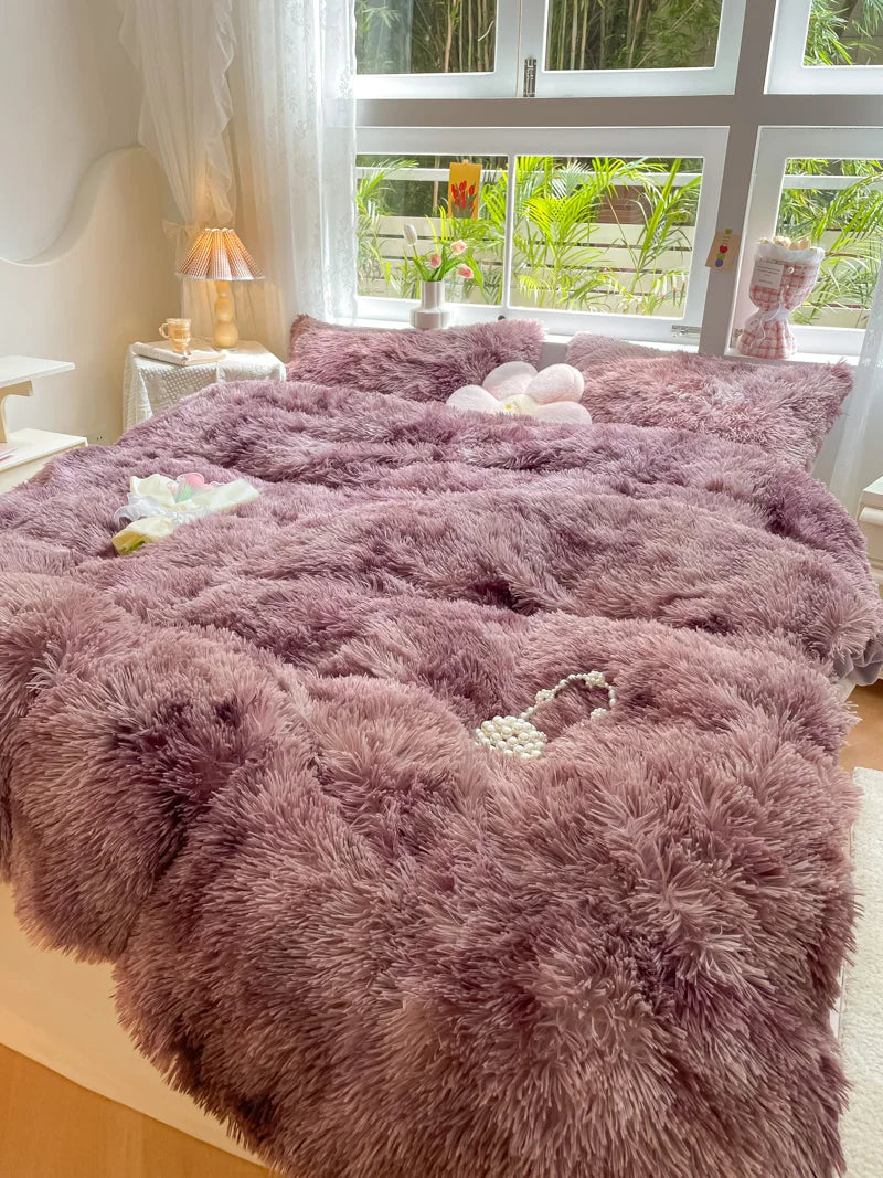 Candy-Coloured Soft Duvet Cover - FluffCandy