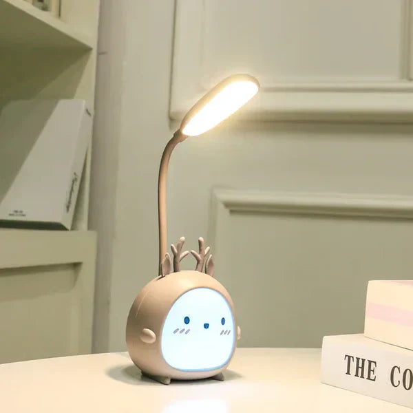 Children's reading lamp with eye protection and USB night light - BrightBuddy