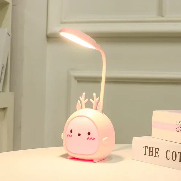 Children's reading lamp with eye protection and USB night light - BrightBuddy