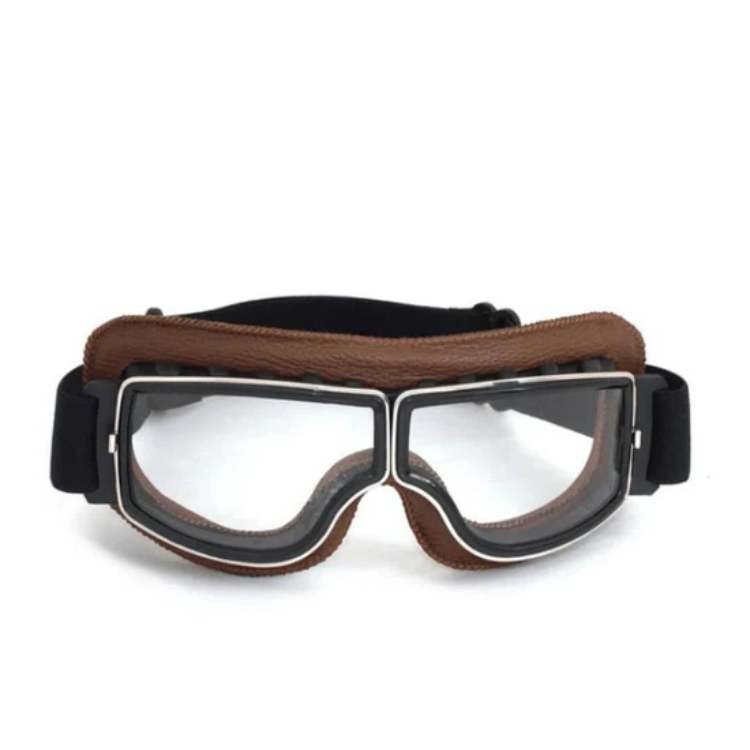 ClassicRide Vintage Leather Motorcycle Goggles