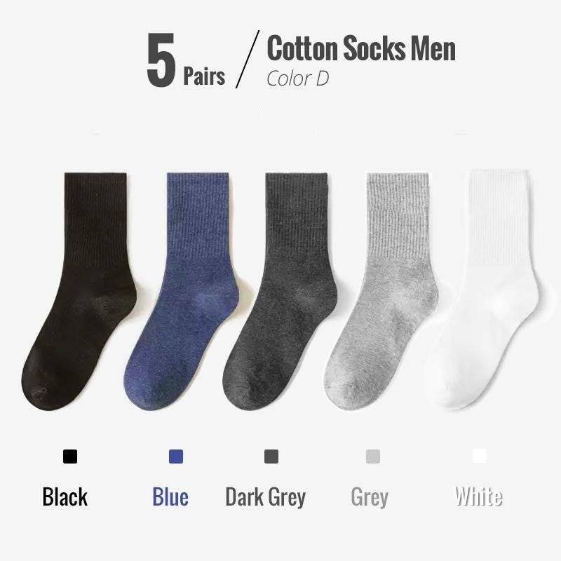 Colin Traditional Socks – 5-Pack Soft & Breathable Business Socks