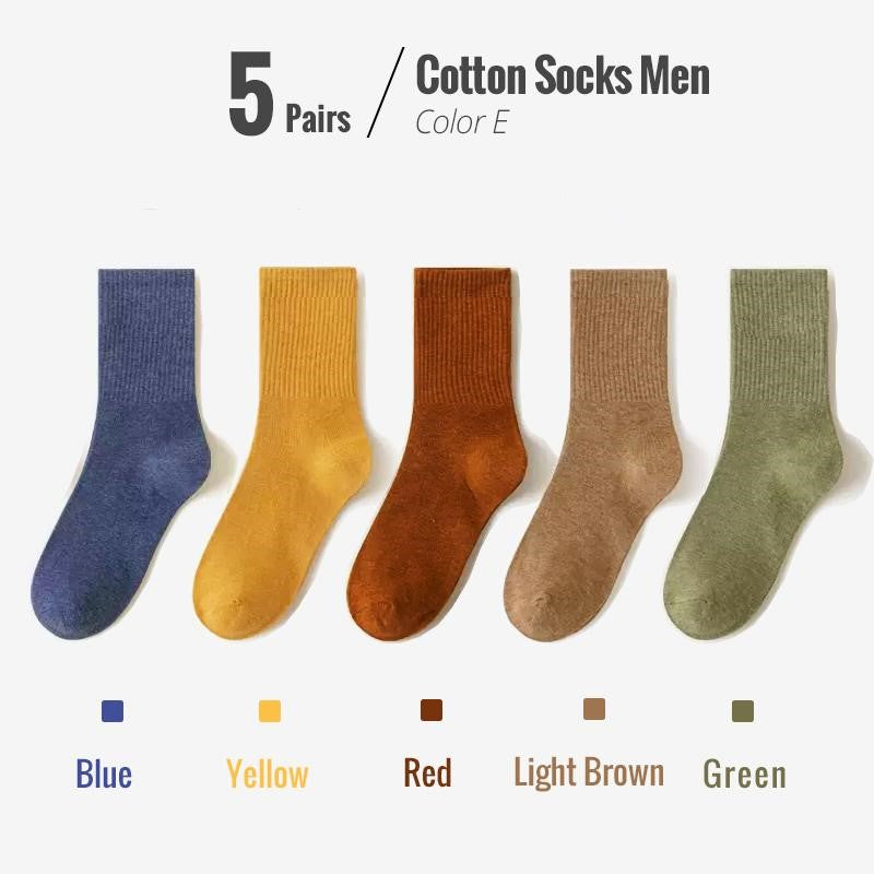 Colin Traditional Socks – 5-Pack Soft & Breathable Business Socks