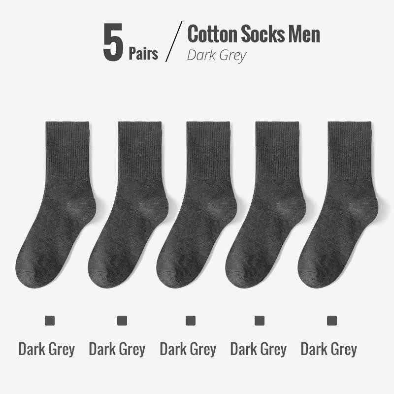 Colin Traditional Socks – 5-Pack Soft & Breathable Business Socks